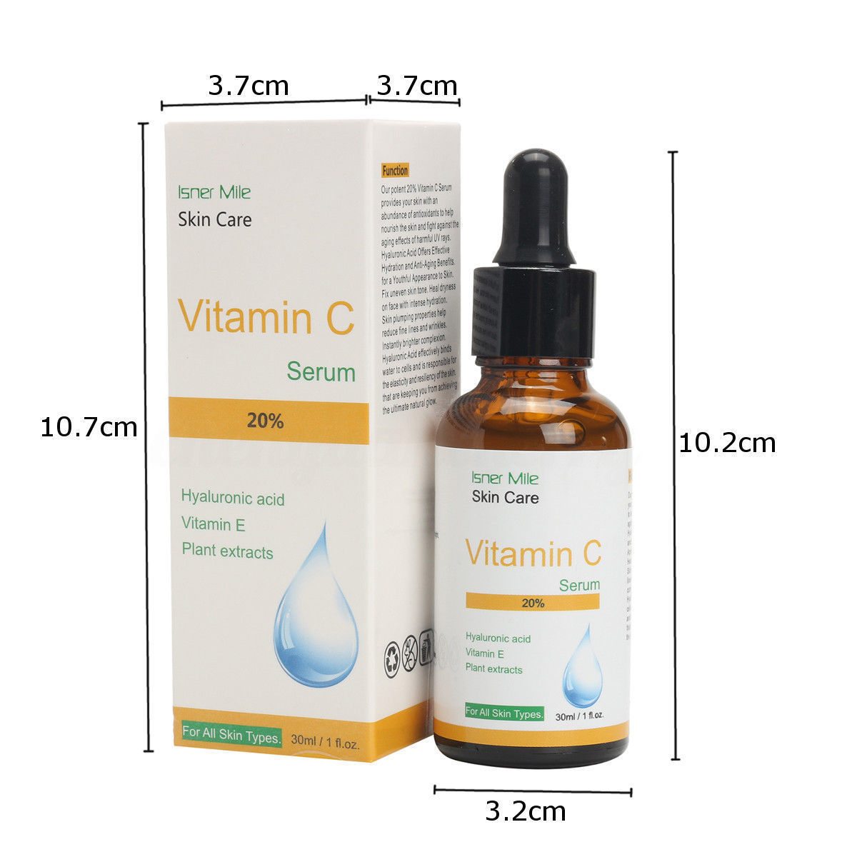 Close-up of undiluted Vitamin C serum showing rich, potent texture