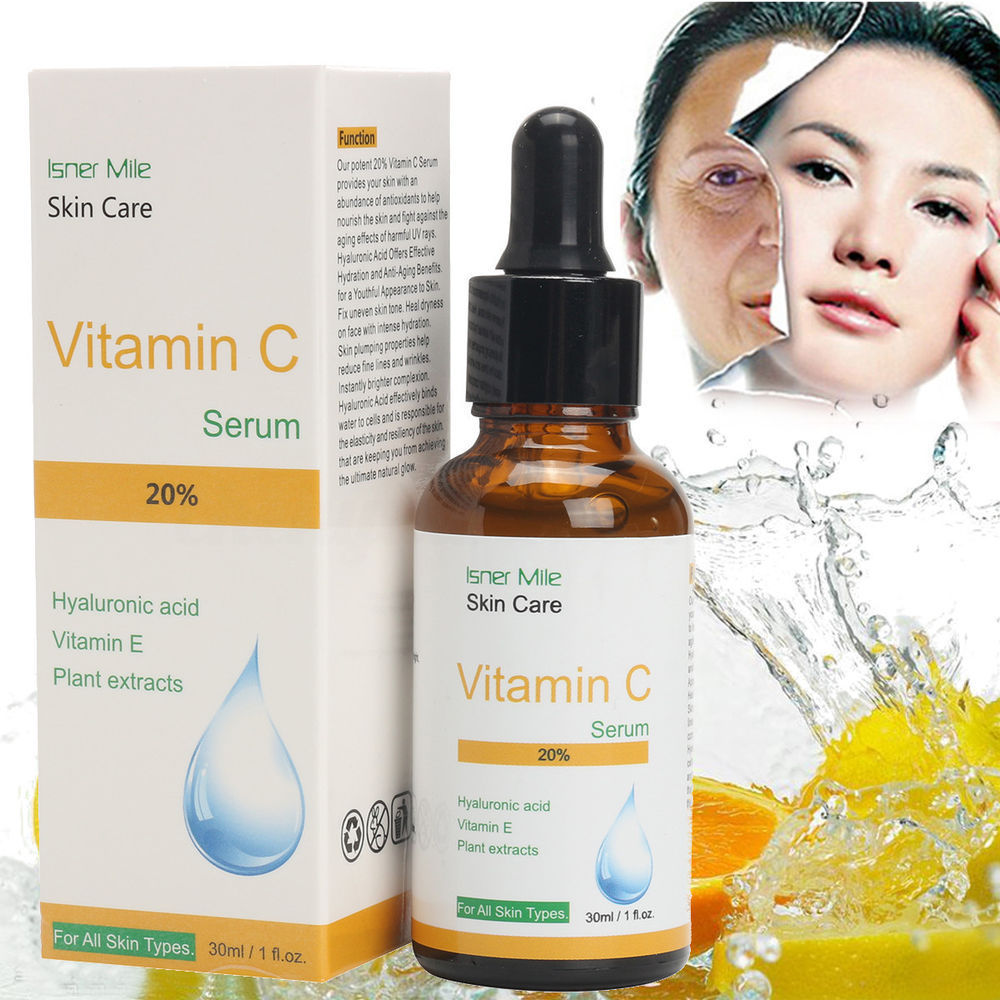 Person applying Vitamin C undiluted serum for radiant and rejuvenated skin