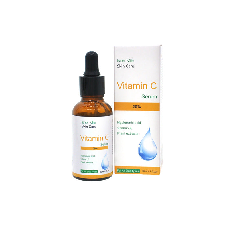 Vitamin C undiluted skin care bottle highlighting ingredients and skincare benefits