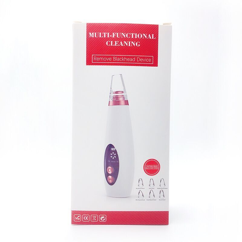 Blackhead remover vacuum emphasizing acne extraction and smooth, clean skin benefits