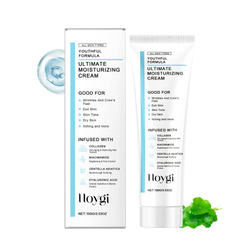 Hoygi Centella Moisturizer jar for gentle hydration and facial skin brightening