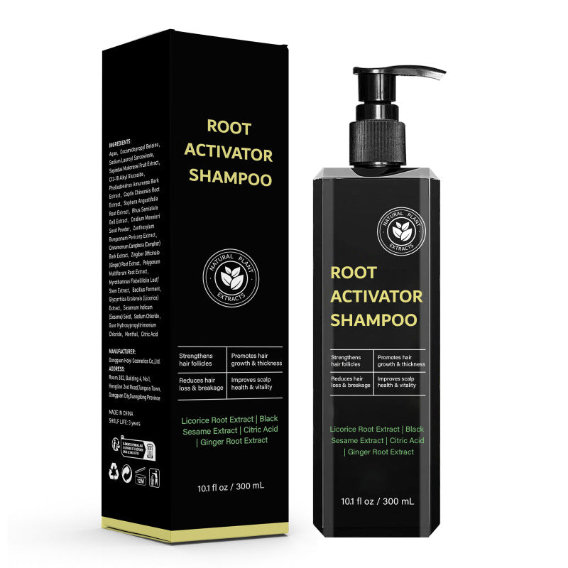 Cleansing anti-dandruff shampoo bottle for oil control and scalp health