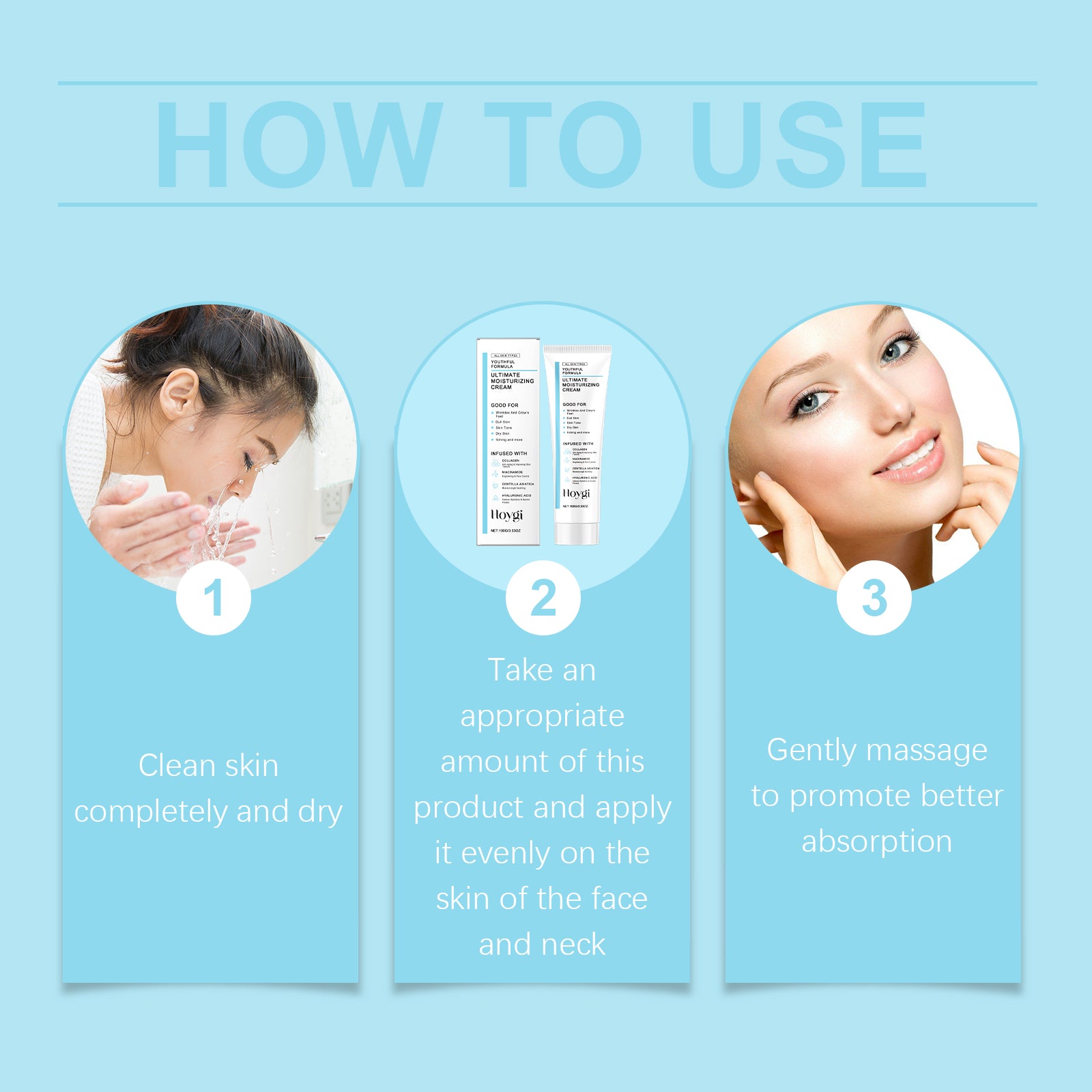 Centella Moisturizer jar highlighting ingredients and skincare benefits