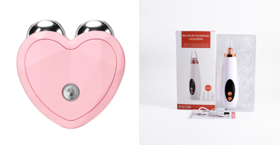 Blackhead remover vacuum device for facial pore cleaning and acne extraction