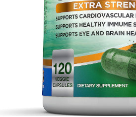 Close-up of spirulina capsules showing green superfood supplement